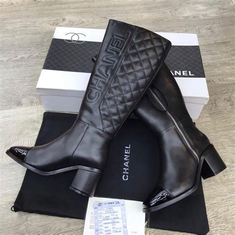 men's chanel boots|chanel knee high boots.